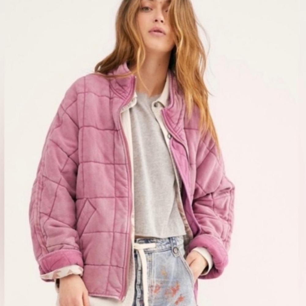 Dolman Quilted Knit Jacket
